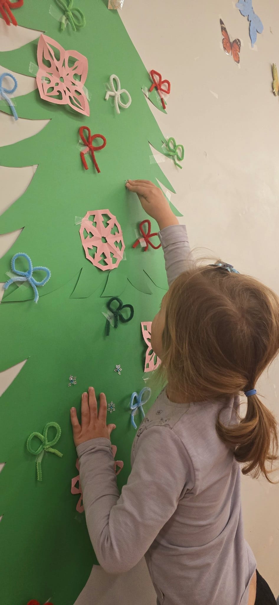 Atelier en classe avec les éducatrices
